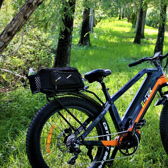 Bike Rear Pannier Bag Cycling Rear Rack Waterproof Bottle Storage Luggage Bag - Picture 3 of 12